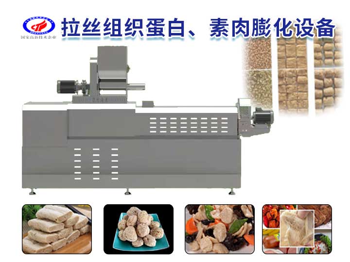 拉丝组织蛋白、素肉膨化设备